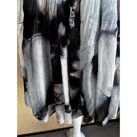 Katharine Kidd NWT $325 silk pleat skirt Size 10 high waist fairy Goth Whimsy - Picture 4 of 9